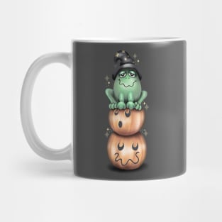 Halloween pumpkin stack Mug